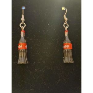 Mini coke bottle earrings